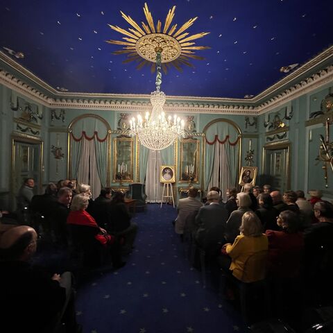 Monodrama "Ich, die Herzogin" im Grünen Saal des Branitzer Schlosses, © Kamil Jągowski - Fachbereich Kultur Stadt Cottbus/Chóśebuz