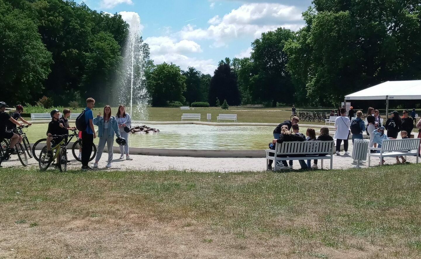 Park Rallye w żagańskim parku, fot. Urząd Miasta Żagań
