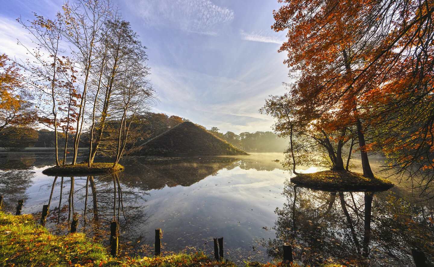 Das Grab des Fürsten Pückler – der Tumulus, Foto: Hans Bach, Potsdam / SFPM (2013)