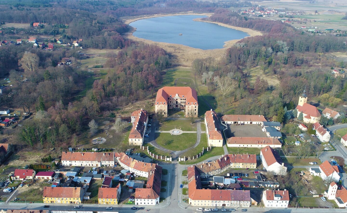 Panorama historycznego układu architektonicznego miejscowości Brody, © UM Brody